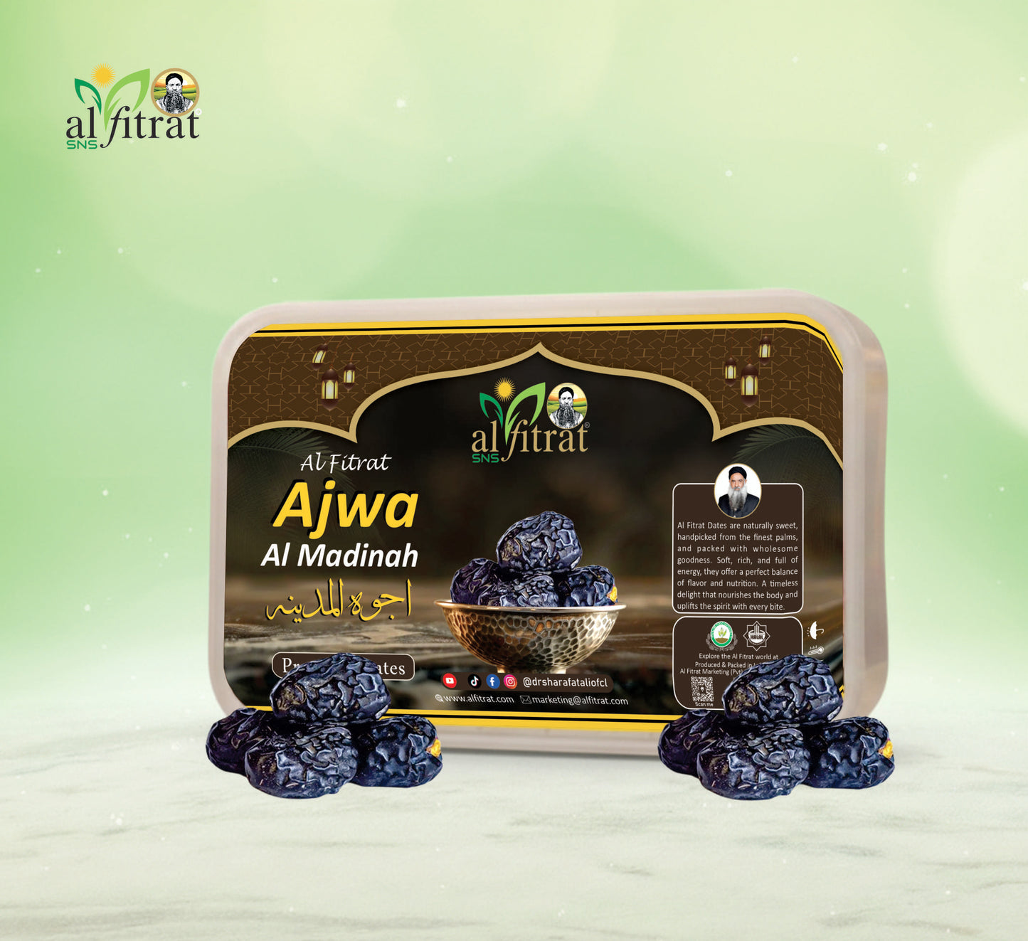 Premium Ajwa Dates – Fresh & Natural 1KG - 500 G | Al Fitrat