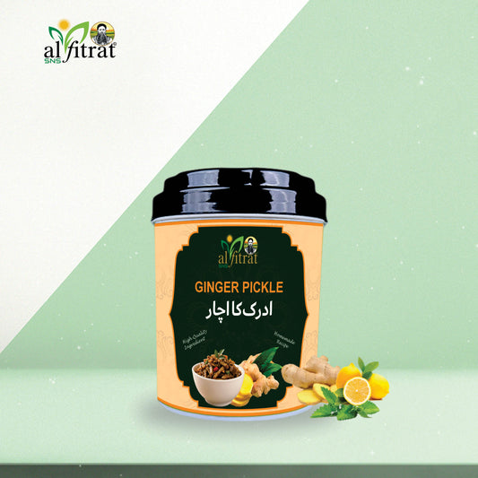 Ginger Achar – Homemade Adrak Pickle | Zesty & Tangy | Al-Fitrat