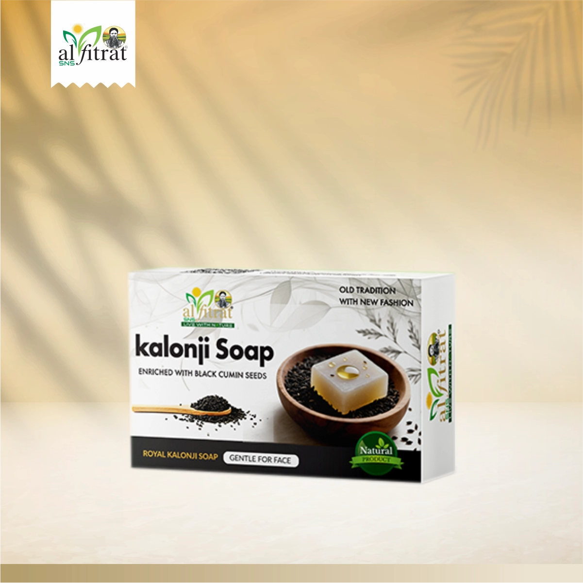 Al Fitrat Kalonji Herbal Soap | Natural Black Seed Soap