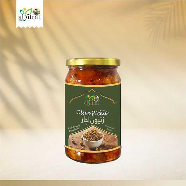 Al Fitrat Olive Pickle (Zaitoon Achar) – Homemade Traditional Taste Hover Image
