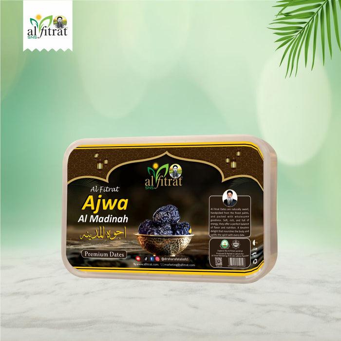 Premium Ajwa Dates – Fresh & Natural  1KG - 500 G | Al Fitrat