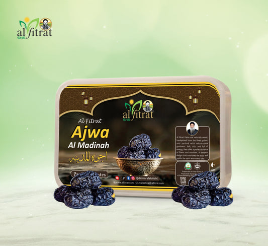 Premium Ajwa Dates – Fresh & Natural  1KG - 500 G | Al Fitrat
