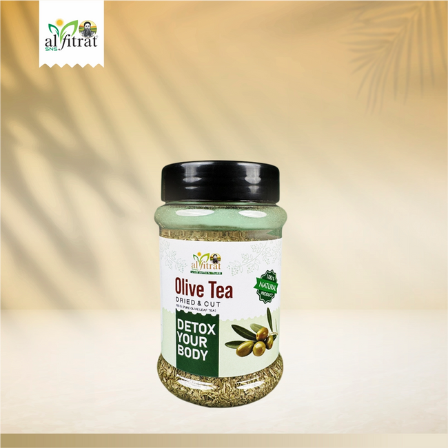 Al Fitrat Olive Tea | 100% Pure Olive Leaf Herbal Tea (150g / 90g) Hover Image