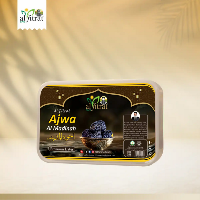 Premium Ajwa Dates – Fresh & Natural  1KG - 500 G | Al Fitrat