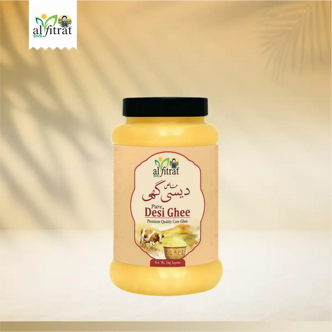 Al Fitrat Pure Desi Ghee – Premium Quality Cow Ghee (1 KG) Hover Image